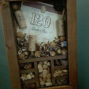 Handcrafted Wooden Shadow Box Under Glass